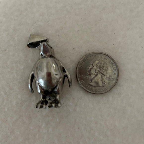 Penguin Pendant, Silver, Harmony Kingdom - Picture 4 of 4
